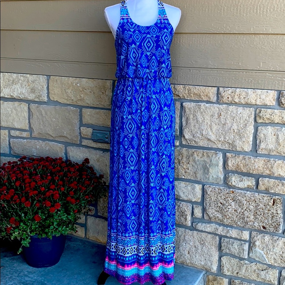 Renee C Rayna Knit Maxi Dress Size Small